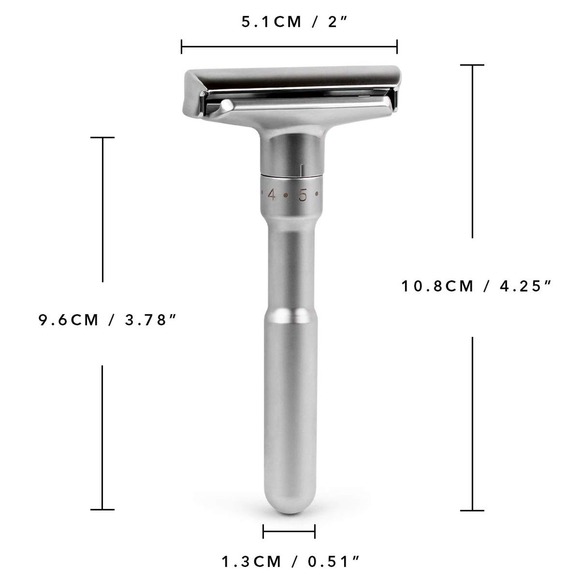 NIB-Fathers Day PRE-SALE! European QShave Adjustable Double Edge with stand - Picture 3 of 12